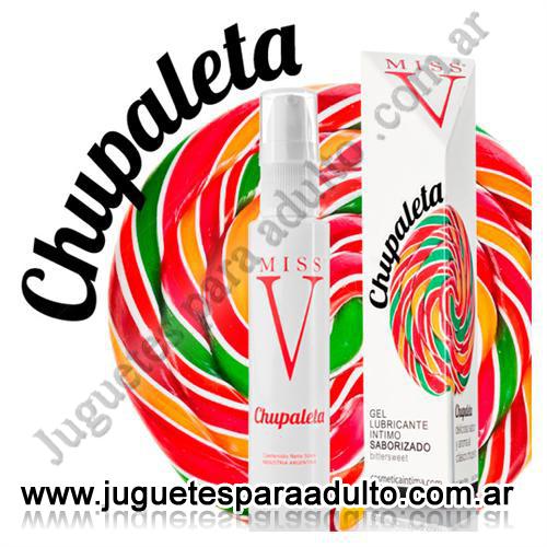 Aceites y lubricantes, Lubricantes miss v, Gel lubricante sabor Chupaleta 50 ml